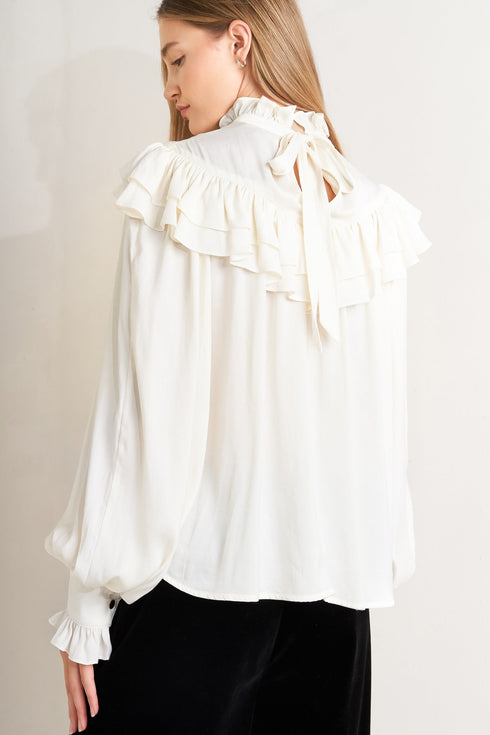 edwardian-waltz-woven-top Flying Tomato - Sophia's Style-4