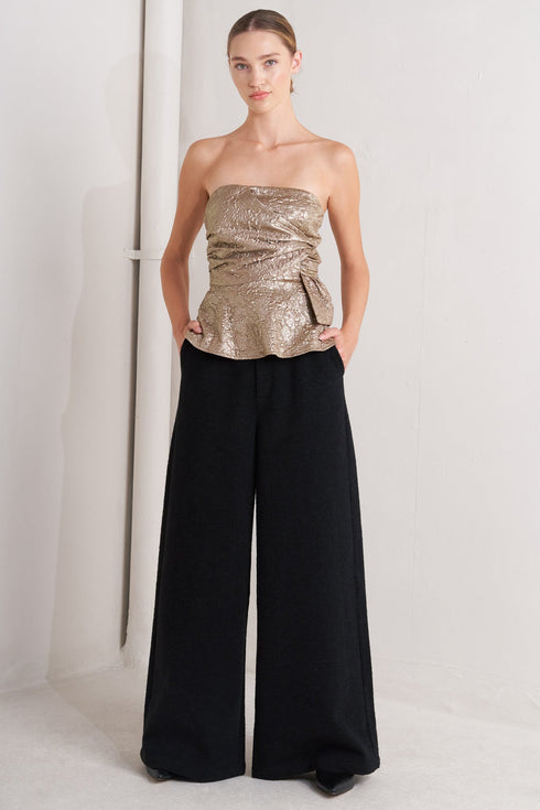 liquid-gold-woven-top Flying Tomato - Sophia's Style-3