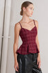 burnt-boulevard-tweed-cami-top Flying Tomato - Sophia's Style-5