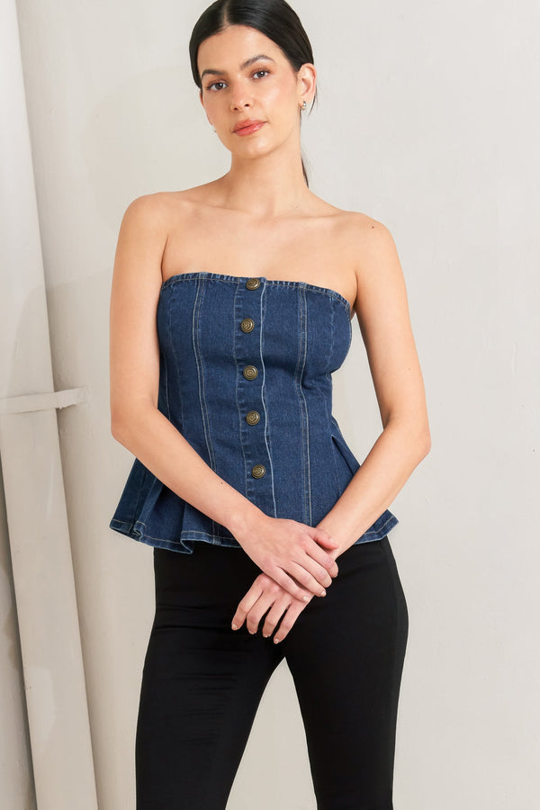urban-fable-denim-top-Flying-Tomato-Sophia's StyleTOPS-1