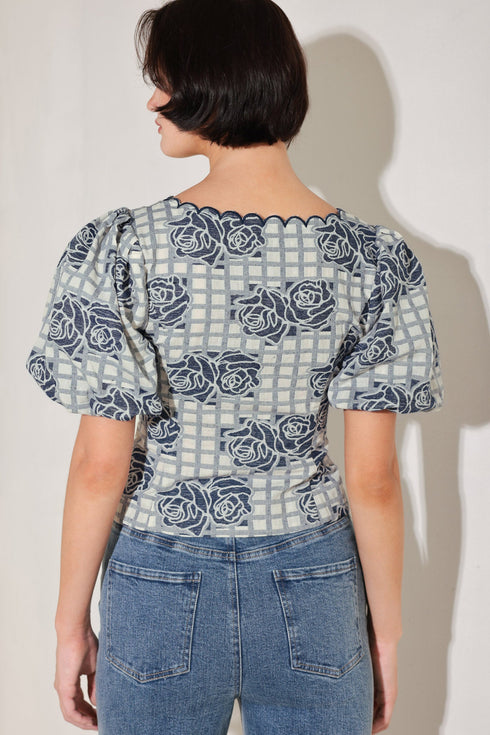 sweet-check-romance-woven-jacquard-top-sophias-style-2