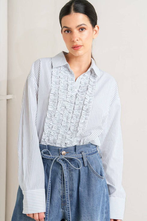 daylight-edge-woven-top-Flying-Tomato-Sophia's Style-6