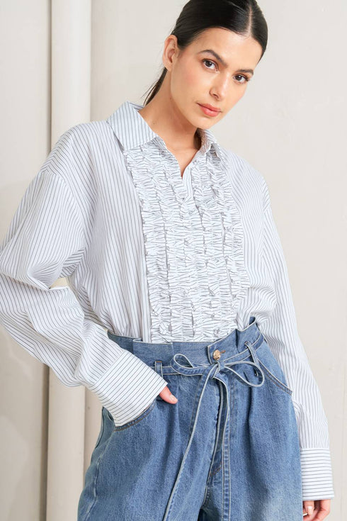 daylight-edge-woven-top-Flying-Tomato-Sophia's Style-7