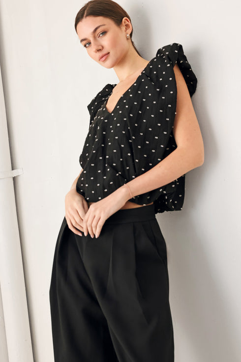 polka-flutter-woven-top-flying-tomato-sophias-style-4
