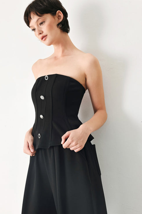 black-tie-palazzo-knit-tube-top-flying-tomato-sophias-style-4