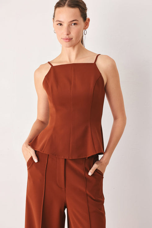 autumn-rust-flowy-woven-top-sophias-style-6