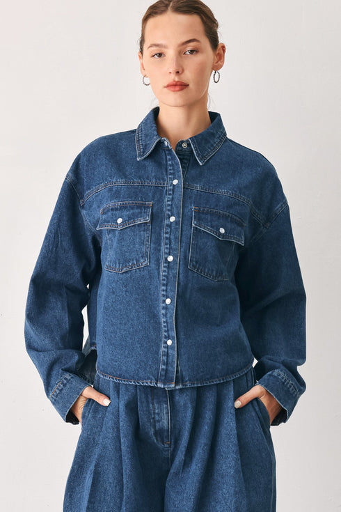 blue-echo-pleated-denim-jacket-sophias-styleTOPS-1