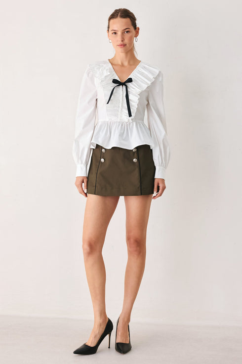 amelie-pleated-ruffle-v-neck-woven-top-sophias-style-4