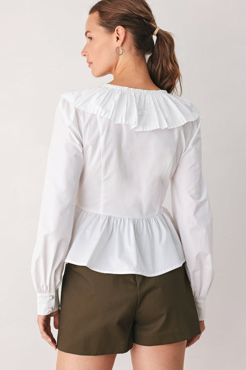 amelie-pleated-ruffle-v-neck-woven-top-sophias-style-6