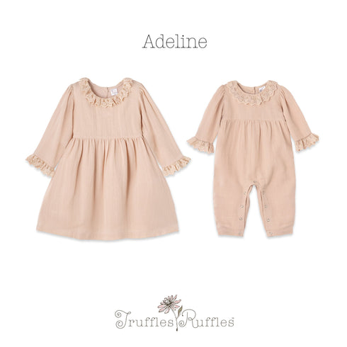 lace-trim-linen-dress-soft-beige-special-occasion-style- at Sophia's Style-3