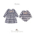 buffalo-check-girls-cotton-dress-with-floral-embroidery-ruffles- at Sophia's Style-3