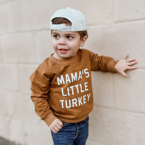 mamas-little-turkey-organic-cotton-crewneck-sweatshirt Sophia's Style-1