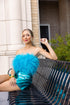 fancy-strapless-feather-crop-top-turquoise Buddy Love - Sophia's Style--Turquoise Feather-XL-5