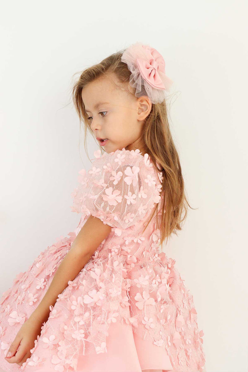 strapless open back dress The Fiona Dress Hot Pink / S