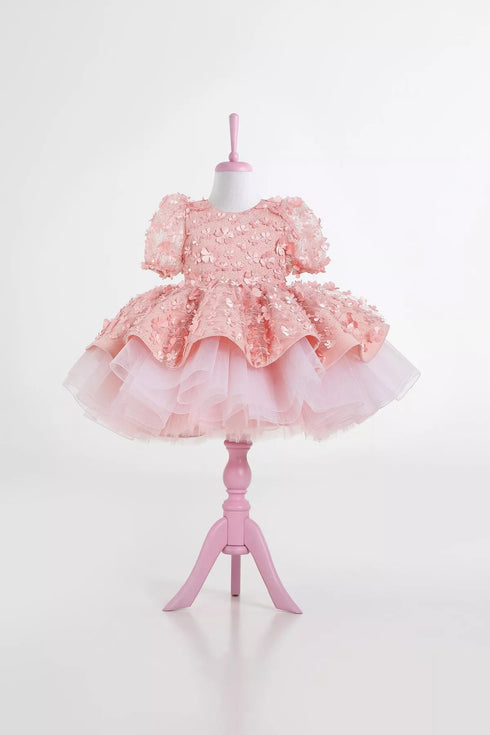 fiona-pink-party-dress-layered-tha-dressing - Sophia's Style -9