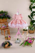 fiona-pink-party-dress-layered-tha-dressing - Sophia's Style -7