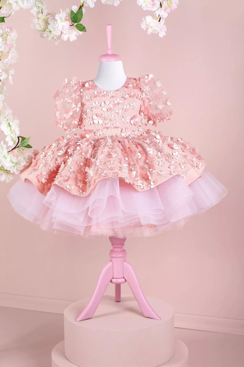 Fiona Pink Party Dress