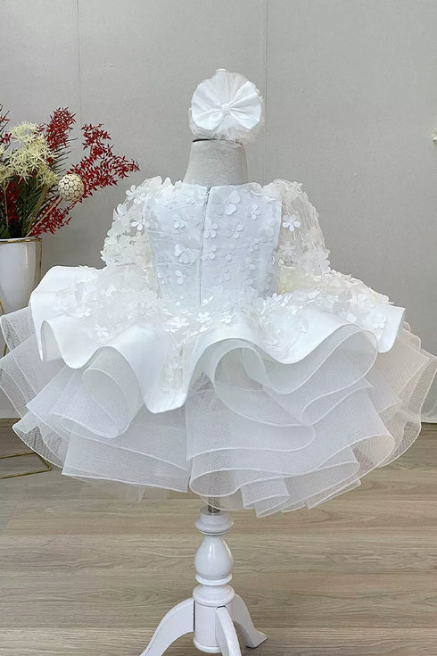 fiona-white-party-dress-layered-tha-dressing - Sophia's Style -2