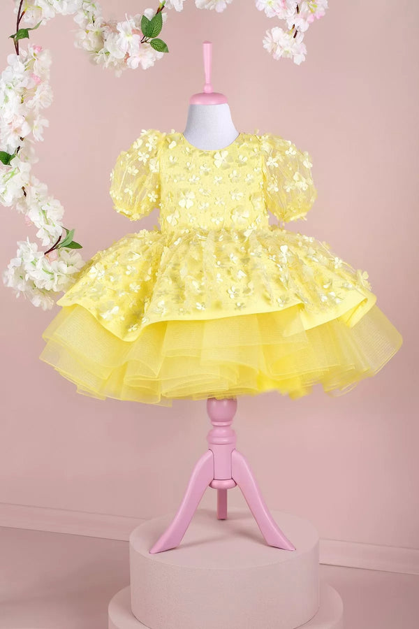 fiona-yellow-party-dress-layered-tha-dressing - Sophia's Style Baby & Toddler Dresses-1