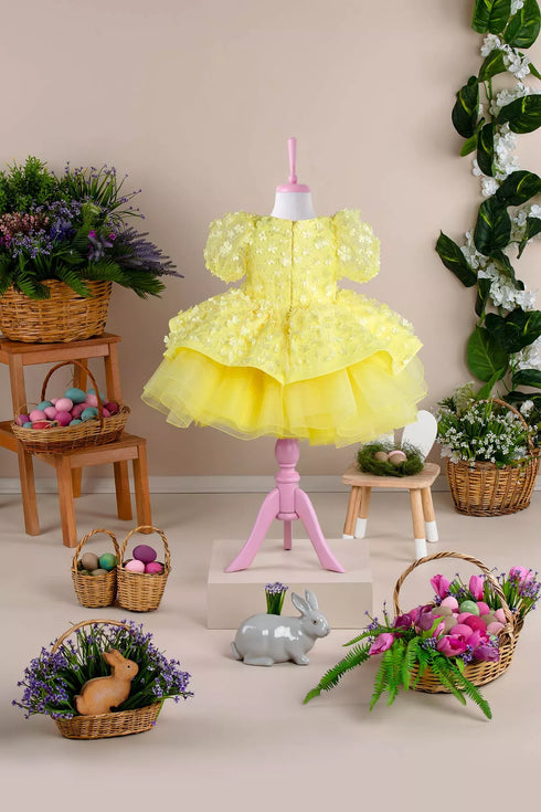 fiona-yellow-party-dress-layered-tha-dressing - Sophia's Style -5