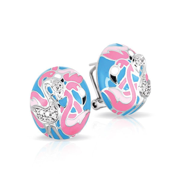flamingo-earrings-sophias-styleItalian Enamel-1
