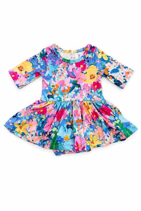 flower-market-3-4-sleeve-twirl-bodysuit-sophias-styleTwirl Bodysuit - 3/4 Sleeve-1