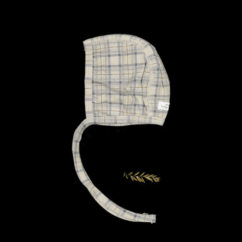 the-printed-bonnet-tartan Lovely Littles - Sophia's StyleBonnet-1