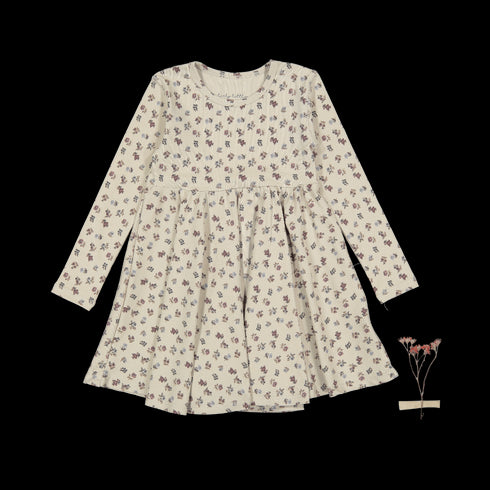 the-printed-long-sleeve-dress-olivia Lovely Littles - Sophia's StyleLong Sleeve Dress-1