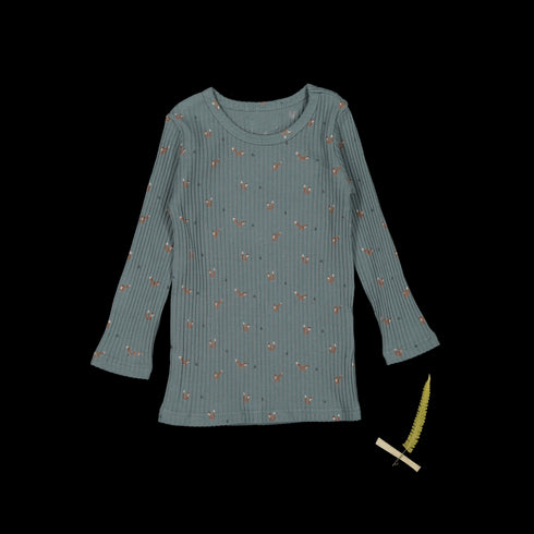 the-printed-long-sleeve-tee-fox Lovely Littles - Sophia's StyleLong Sleeve Tee-1