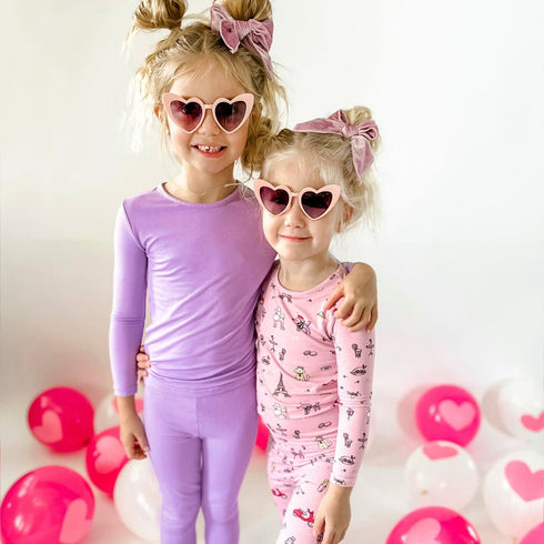 lavender-bamboo-kids-pajamas-bellabu-bear - Sophia's Style -9