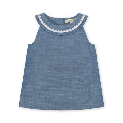 organic-ruffle-collar-chambray-top Hope & Henry - Sophia's StyleTops-1