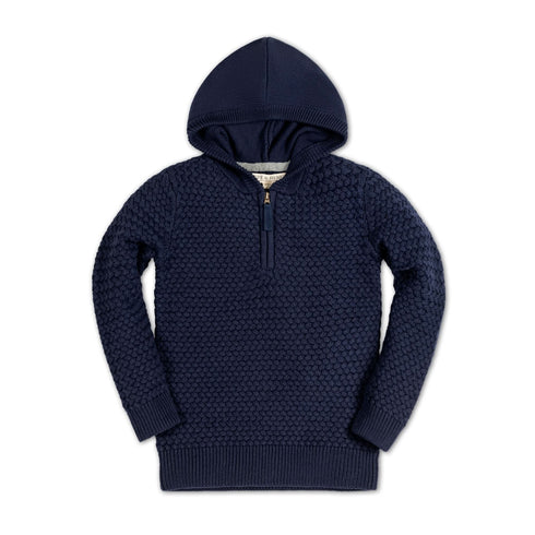 hooded-half-zip-organic-sweater Hope & Henry - Sophia's StyleSweaters-1