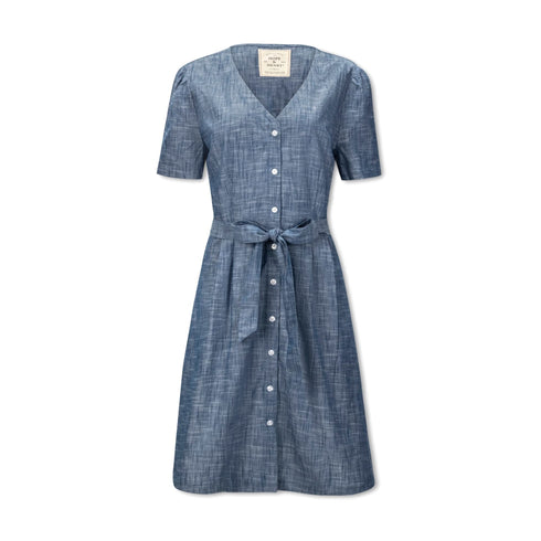 organic-button-front-chambray-dress Sophia's Style-4