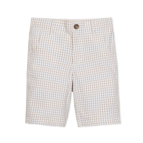 organic-seersucker-short-taupe-gingham Hope & Henry - Sophia's StyleShorts-1