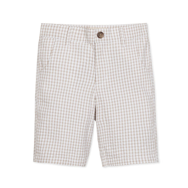 organic-seersucker-short-taupe-gingham Hope & Henry - Sophia's StyleShorts-1