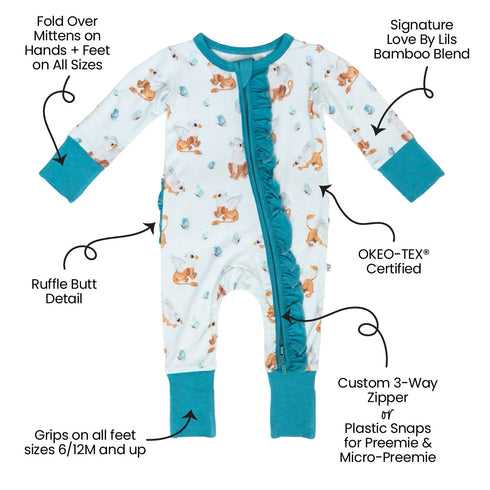 griffin-butterflies-bamboo-ruffle-convertible-footie- at Sophia's Style-2