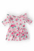 gingham-bows-3-4-sleeve-flutter-twirl-bodysuit Mila & Rose - Sophia's StyleTwirl Bodysuit - 3/4 Flutter-1
