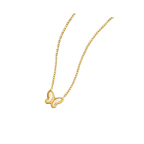 butterfly-pendant-necklace-with-mother-of-pearl-inlay-Sophia's Style-4