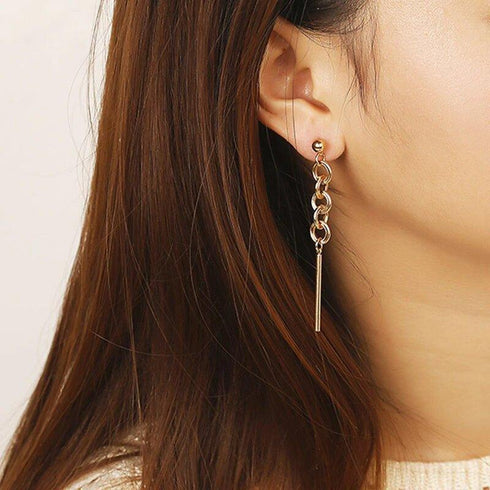 chain-and-bar-drop-dangle-earrings-Sophia's Style-2
