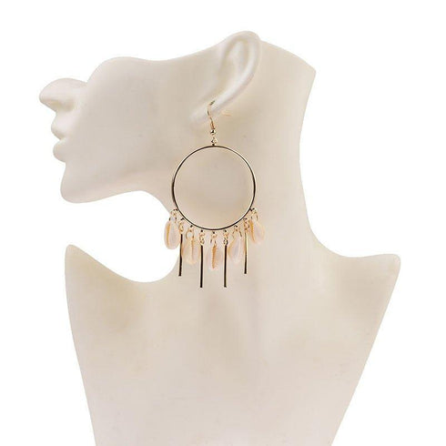 chandelier-hoop-earrings-with-puka-seashells-Sophia's Style-4