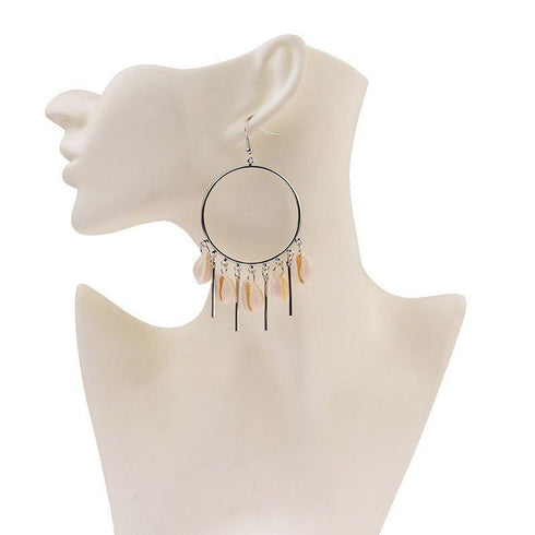 chandelier-hoop-earrings-with-puka-seashells-Sophia's Style-5
