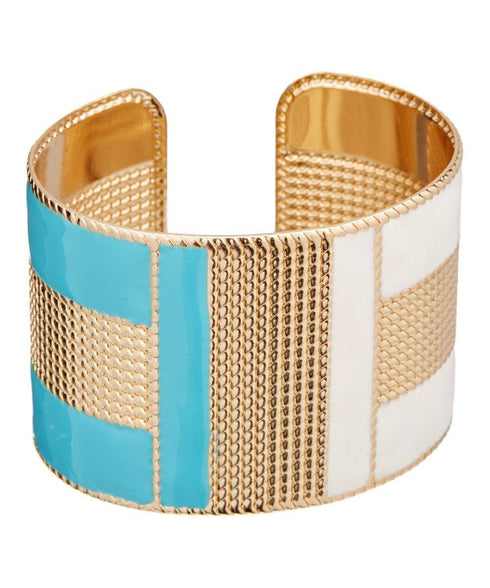 cuff-bracelet-with-ceramic-colors-Sophia's Style-2