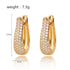 hinged-hoop-earrings-with-cubic-zirconia-Sophia's Style-2