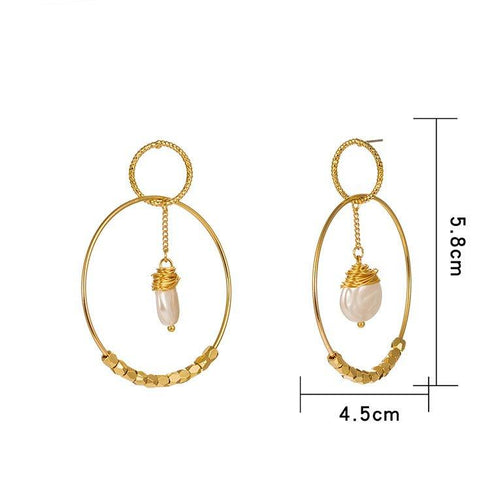 pearl-double-hoop-earrings-Sophia's Style-2