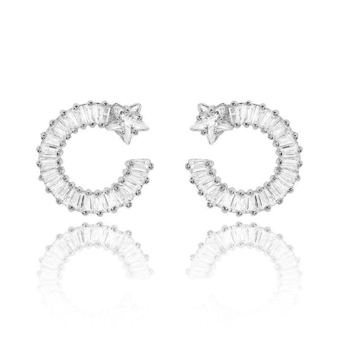 shooting-star-earrings-with-white-diamond-cubic-zirconia-Sophia's Style-2