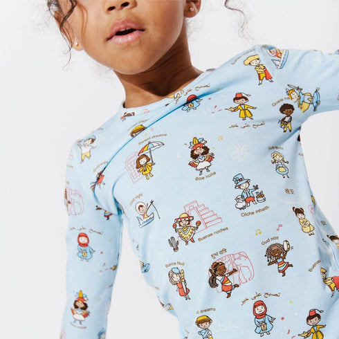 goodnight-world-bamboo-kids-pajamas- - Sophia's Style -16