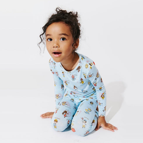 goodnight-world-bamboo-kids-pajamas- - Sophia's Style -9