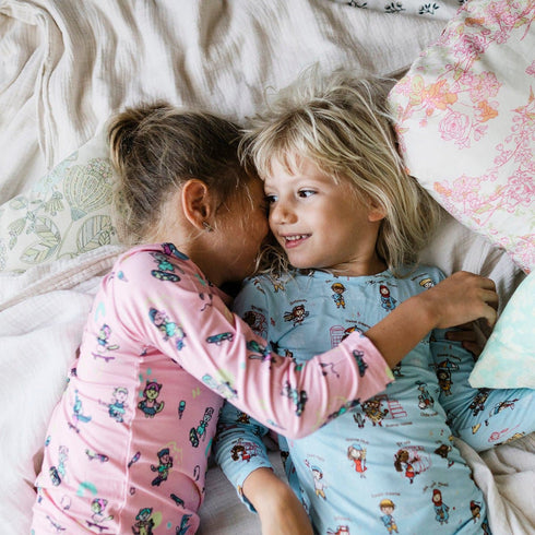 goodnight-world-bamboo-kids-pajamas- - Sophia's Style -19