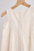White hand embroidery lace dress