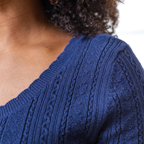 fitted-cable-sweater-dress Sophia's Style-2